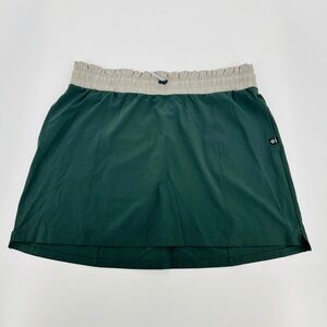 Zella excursion active mini skirt - grey and green- size large